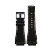35-24mm konvexes Rindslederband Für Bell Ross B&R BR-01 BR-03 Herren Echtes Leder Uhrenarmband Silikonkautschuk Wasserdichtes Uhrenarmband