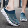 Original Men's Mesh Slippers Platform Slip On Closed Toe Sock Slippers Home Couple Slides Summer Outdoor Walking Casual Slippers
