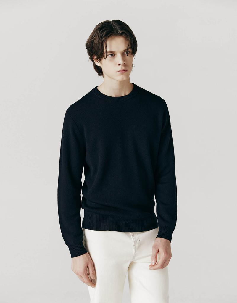 GIORDANO Wool Blend Double Knit Sweater (12Gg) 053906 [9Color]