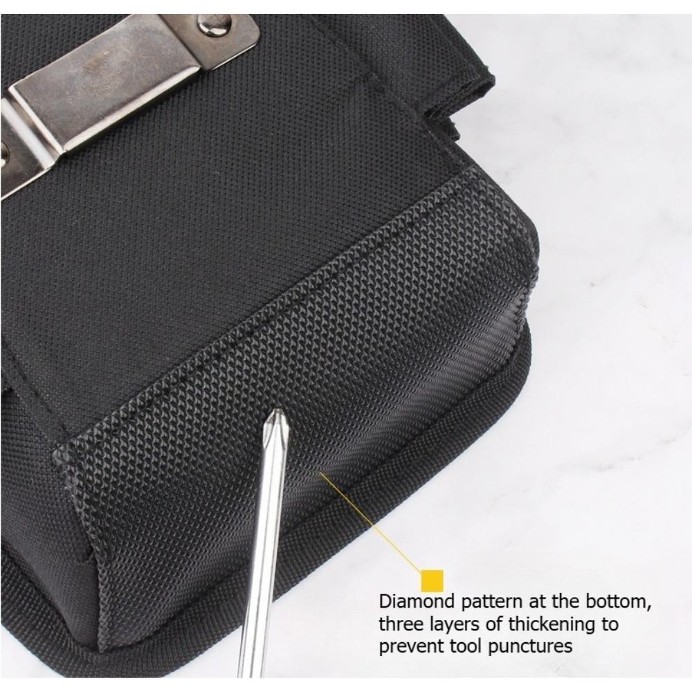 Torba biodrowa na narzędzia, wielofunkcyjna, torba na narzędzia do napraw, mały rozmiar, płótno, pas elektryka, zestaw narzędzi, na place budowy