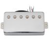 Artec LPA210 Alnico 5 Cover Humbucker Pickup Bridge PU for Les Paul Electric Chrome Guitar,