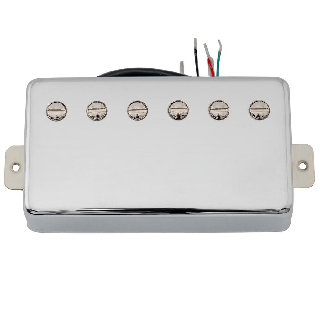 Artec LPA210 Alnico 5 Cover Humbucker Pickup Bridge PU for Les Paul Electric Chrome Guitar,