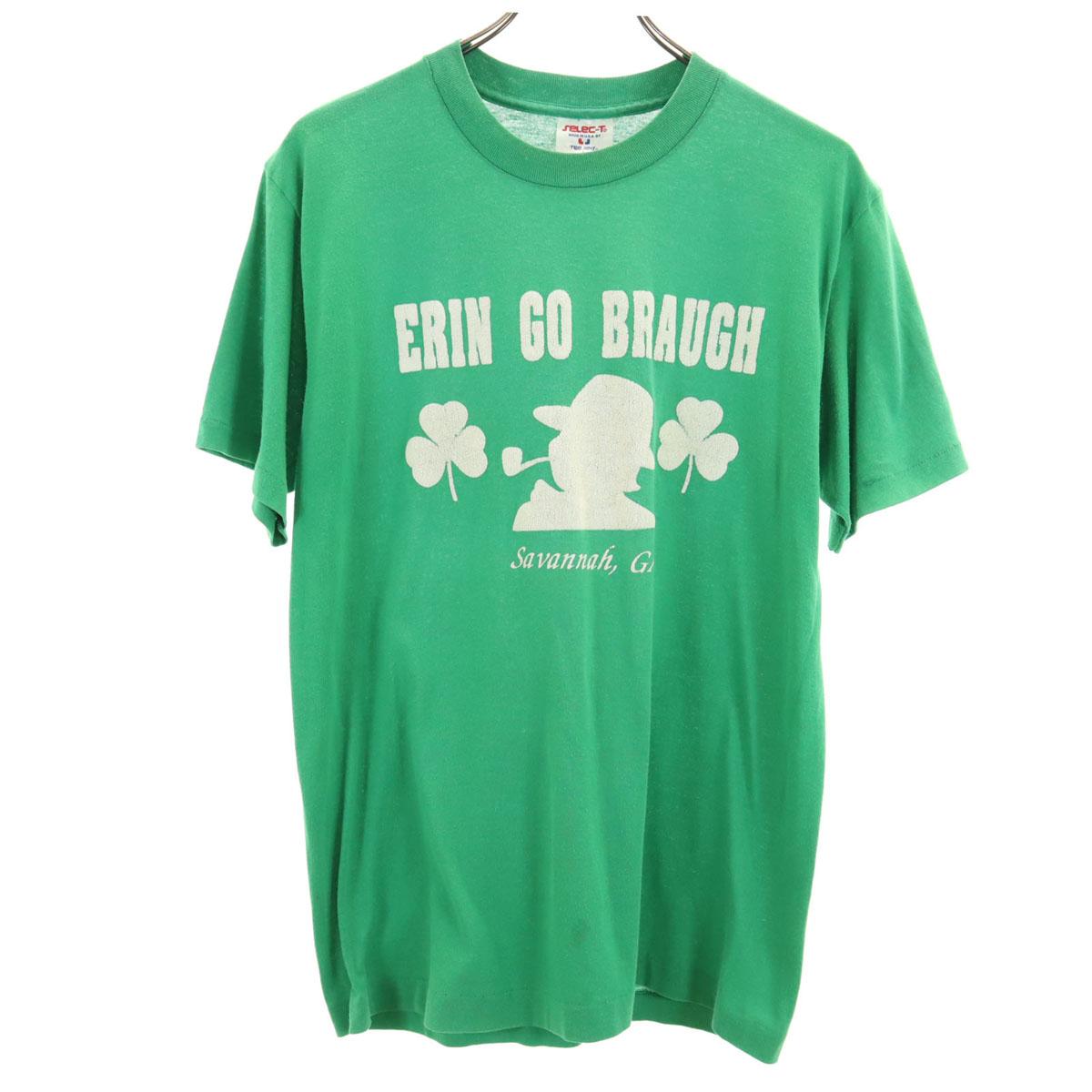 

SELEC-T Tee Jays 90s Made in USA Old Short sleeve T-shirt L green Men s Used