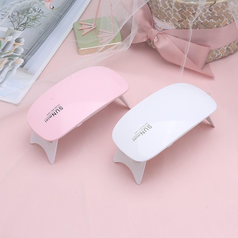 Portable UV Gel Nail Curing Lamp – Mini Handheld Purple Light Therapy Lamp
