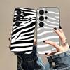 Zebra Pattern Art Phone Case For Samsung S 24 Fe 25 Ultra Plus 20 Lite 21 30 22 23 24 22 Ultra 5G Fundas