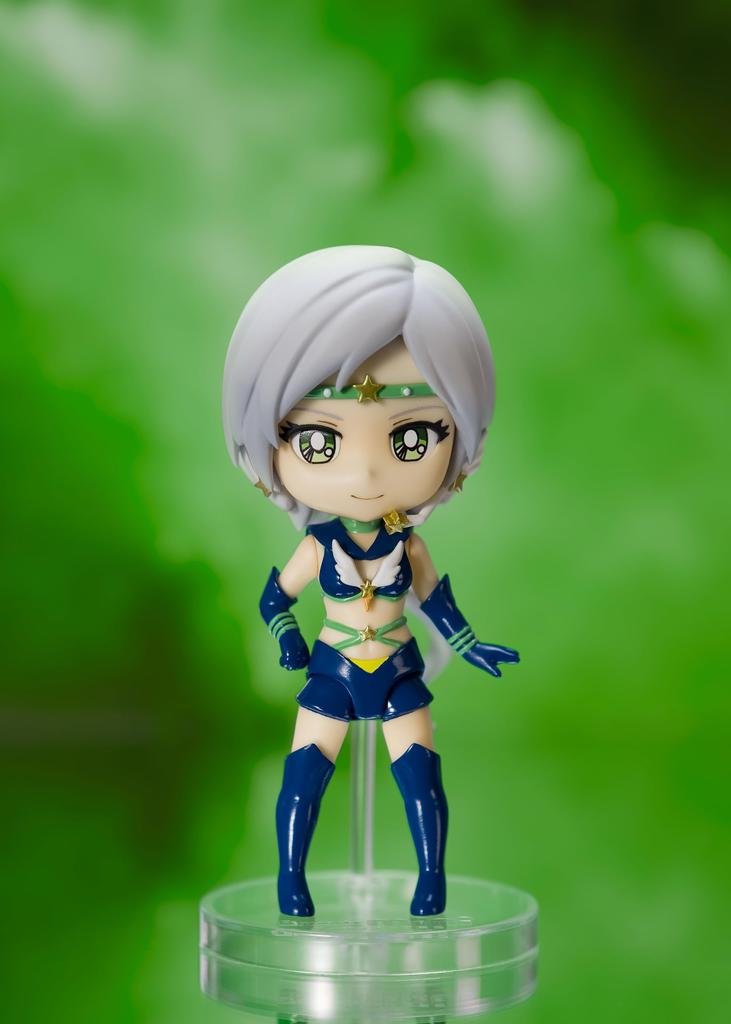TAMASHII NATIONS Figuarts mini Film versiyonu Sailor Moon Cosmos Sailor Star Healer Yaklaşık 90mm boyalı hareketli figür -Cosmos edisyonu- PVC ve ABS