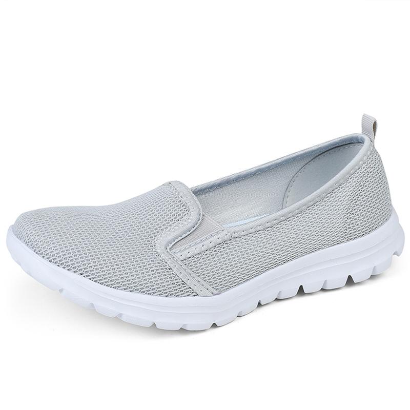 Women's Sports Casual Shoes Women's Shoes Mother's Shoes Walking Elderly Shoes Breathable Mesh Shoes