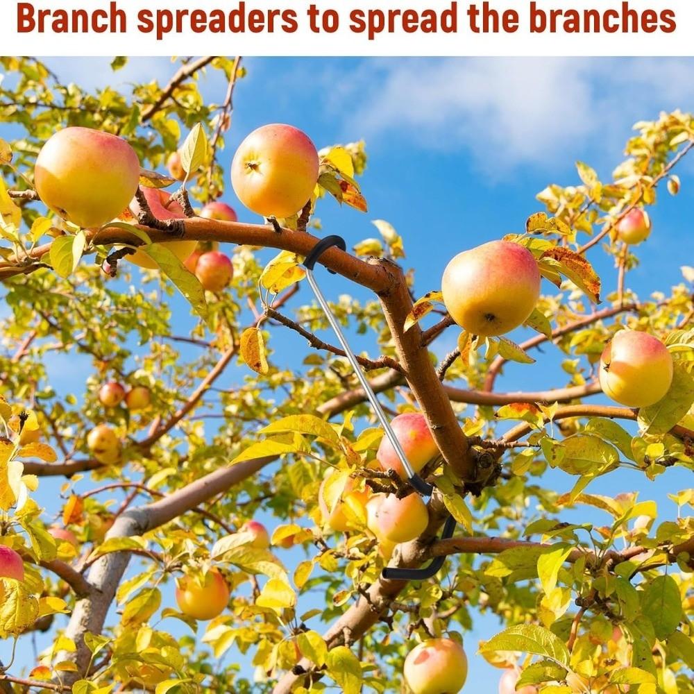 10 PCS Rubber Hooks Branch Bender Metal Tree Branch Spreader Tree Shaping Limb Spreader  Fruit Trees
