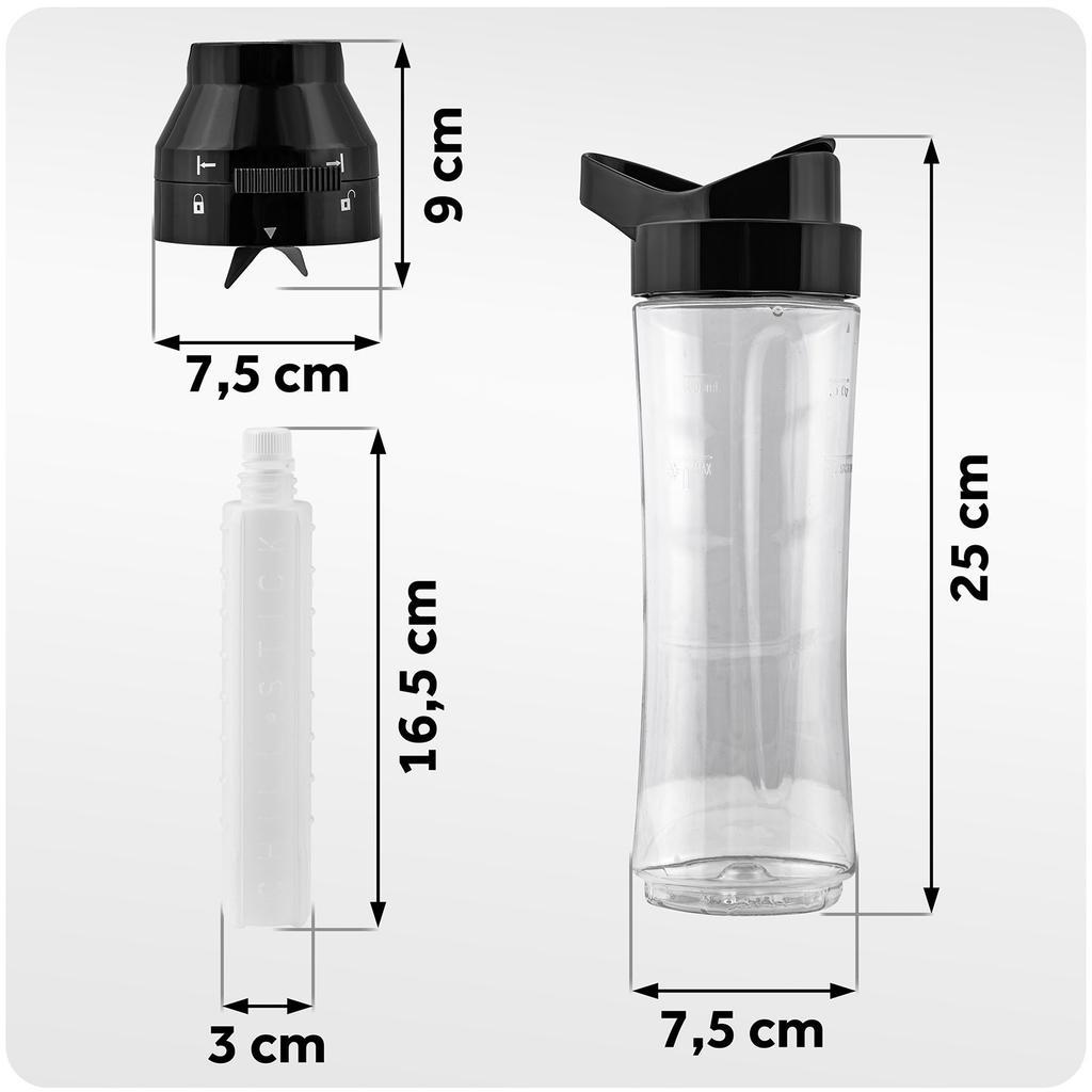 Blender Bottle Container 600 Ml + Cooling Insert Bd-755 Berdsen