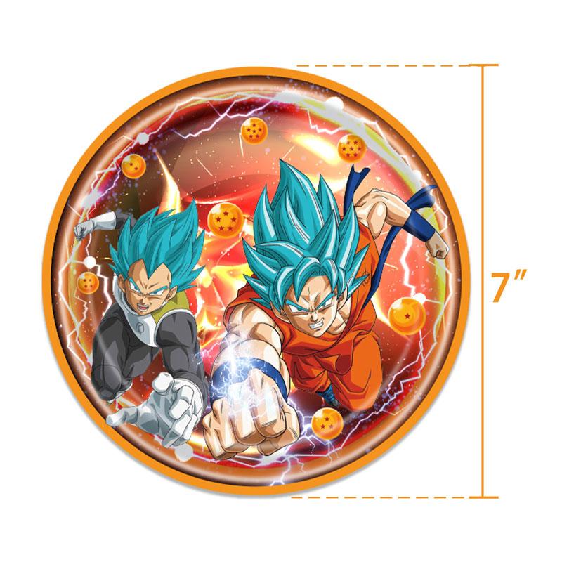 Dragonball z Party Decoration Dragonball Disposable Tableware Tablecloth Cups Birthday Banner Plates Baby Shower Supplies Toys