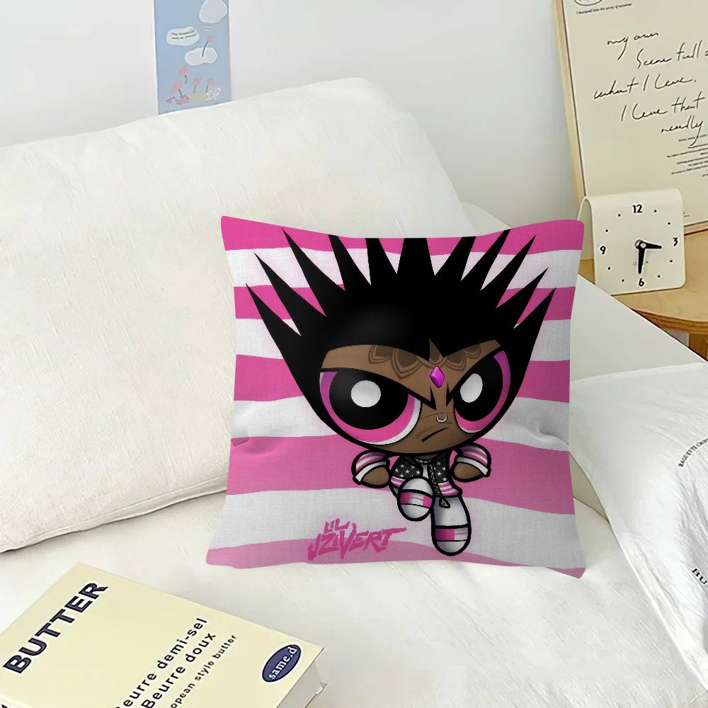 Pink Tape  Lil Uzi Vert  Office Cushion Pillowcase Car Cushion CoverXCM Lumbar Pillowcase Sofa Pillowcover