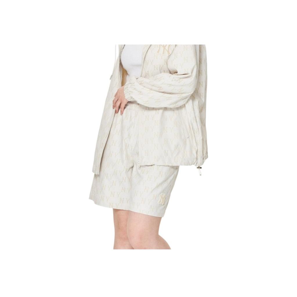 New MLB Jackets Unisex Ivory White 3AWJM0531-50IVS