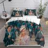 3PCs Movie Wicked Witch Bedding Set 3D Print Comforter Duvet Cover Single Twin Queen King Size Home Decor Princess Bedding Linen