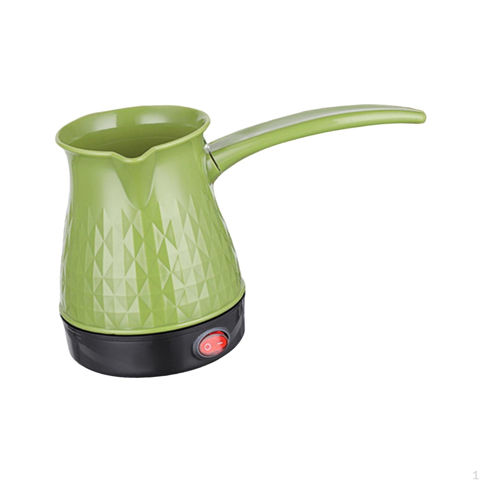 

Электрический турка-кофеварка с ручкой, 500 мл, легкий чайник зелёный