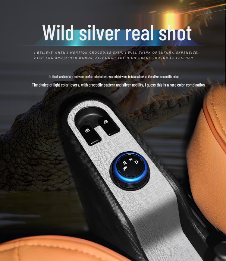 Crocodile Skin Film for Wuling Hongguang MINI Interior Dashboard Decoration