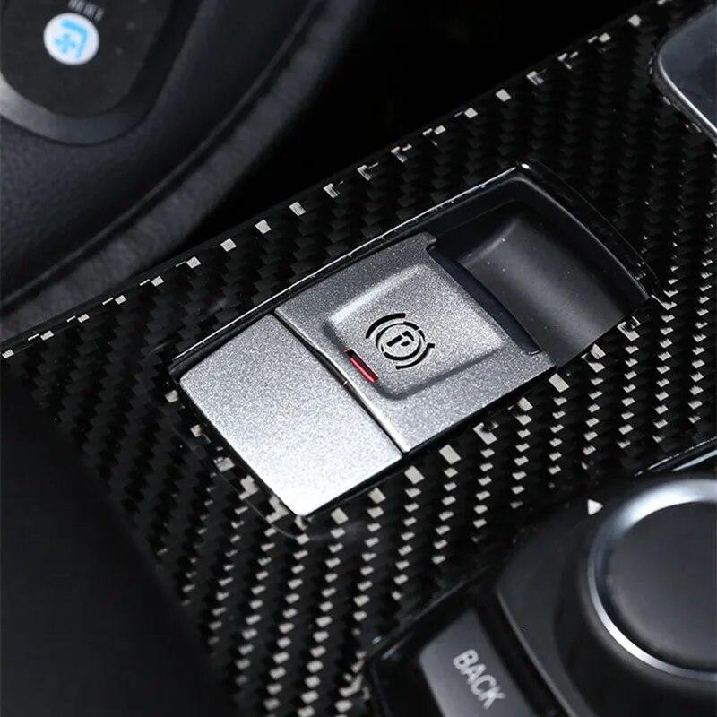 Car Electronic Handbrake Switch Sequin Stickers Fit For BMW 1 Series X1 X2 Car Interior Modification Accessories