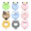Mini Folding Mirror Comb Massage Anti Static Hair Brush Animal Shape Cute Air Cushion Comb Round Hair Styling Tool