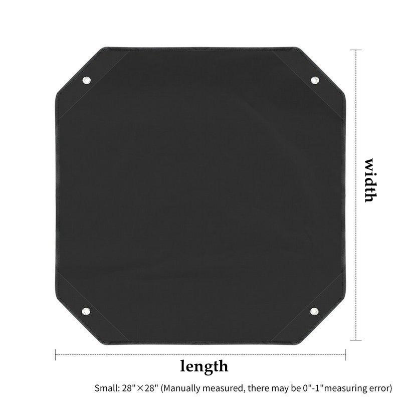 

600D Black Outdoor Air Conditioning Cover Air Conditioner Waterproof Anti-Dust Cover Washing Anti-Snow Dustproof Rainproof Cover 61x61cm