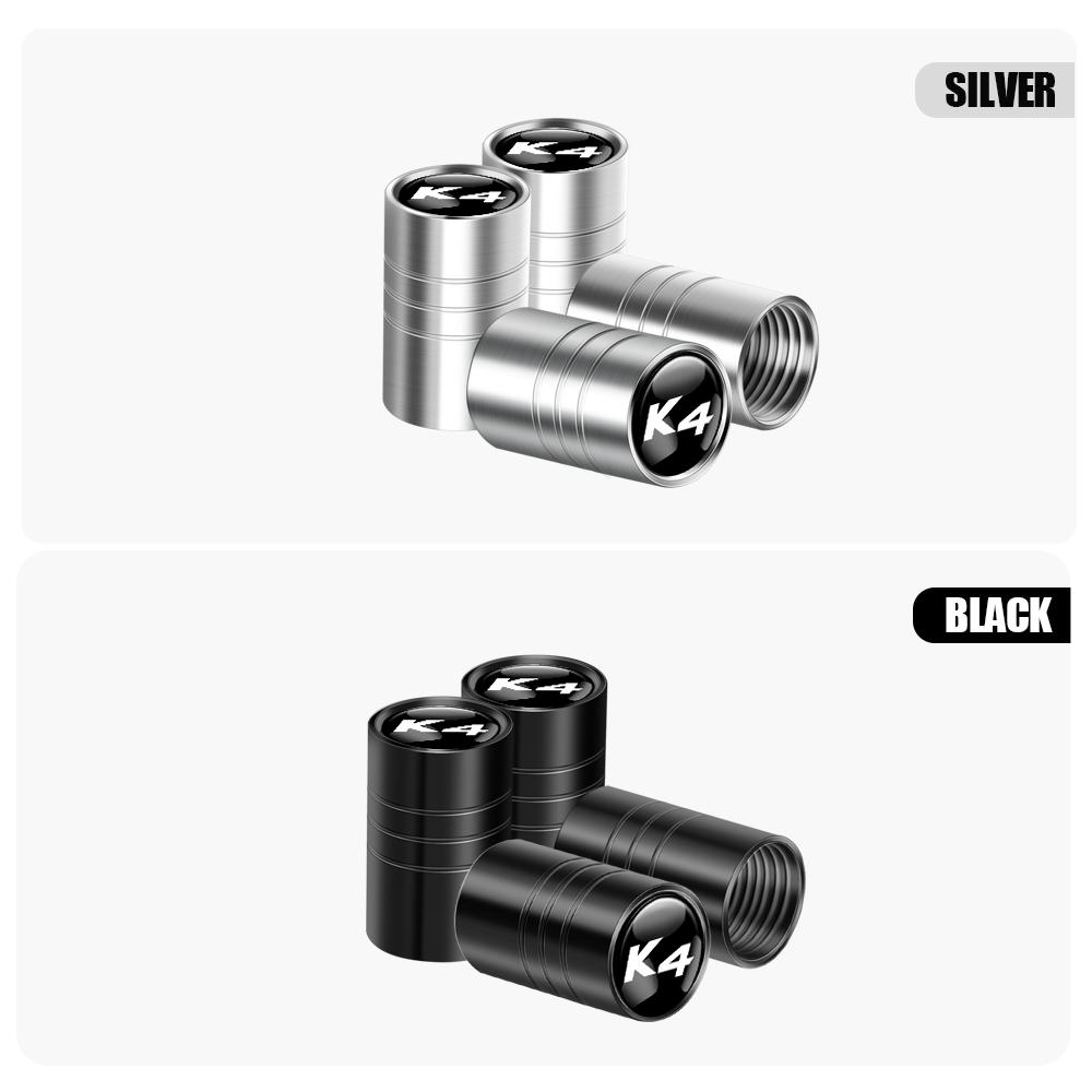 AABIW1 Car Styling Metal Alloy Wheel Tire Air Valve Dust Caps Rim Accessories For Kia Sportage 3 Rio K2 K5 Ceed Carnival Picanto Soul