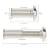 Massives Messing 2 Stück 14 mm Türspion Betrachter 180 Grad Weitwinkel HD Optische Glaslinse Schwerlast Privatsphäre Sicherheit Universal