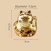 Mini Cat Lucky Cat Incense Burner Hollowed Out Patterns Alloy Sandalwood  Office Decoration