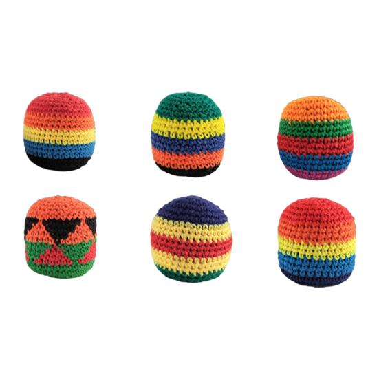 Balles de Jonglage au Crochet pour Enfants, Sacs Doux Tissés à la Main pour Améliorer les Compétences, le Fun, l'Équilibre, les Réflexes, la Coordination, Jeu en Plein Air & Cadeaux de Fête