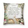 Jeremiah  Paradise Square Pillowcase Polyester Linen Velvet Pattern Zip Decor Throw Pillow Case Home Cushion Cover