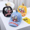 Boys Baseball Cap Cute Cartoon Anime Sunscreen Adjustable Sun Hat For 2-6 Years Old Kids