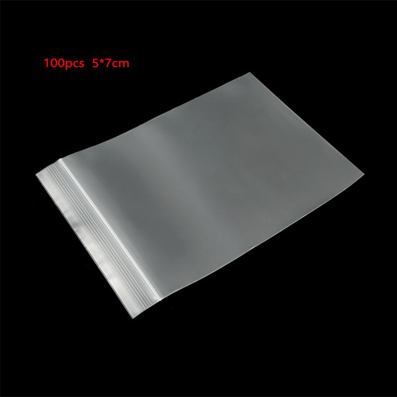 

100 шт. полиэтиленовый самозапечатывающийся пакет, прозрачный утолщенный небольшой пакет, декоративный небольшой водонепроницаемый герметичный пакет 5*7cm