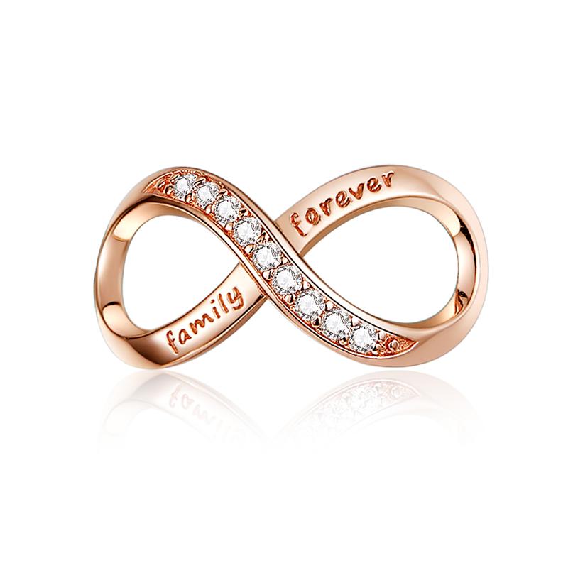 WOSTU 925 Sterling Silver Forever Family Infinity Love Charms Bead Fit Original Bracelet Pendant Jewelry CQC1146