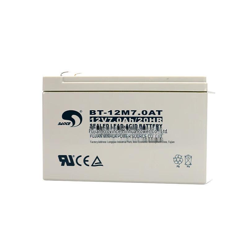 BAOTE 12V 7.0AH Maintenance-Free Lead-Acid Battery