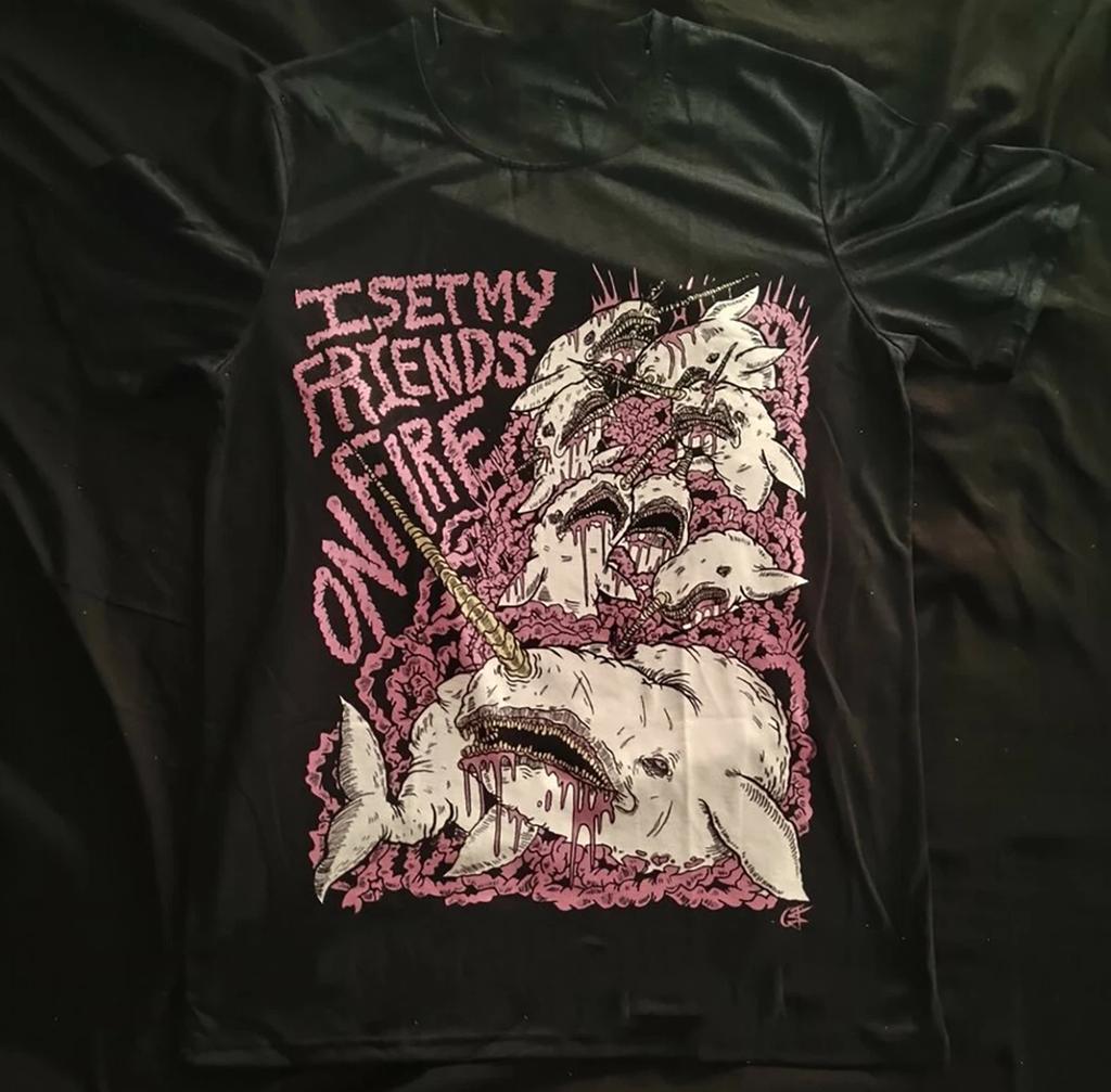 I Set My Friends On Fire Band Tour Gift For Fan S to 5XL T-shirt