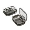 Compact Daily Pill Organizer with Sealed Compartments