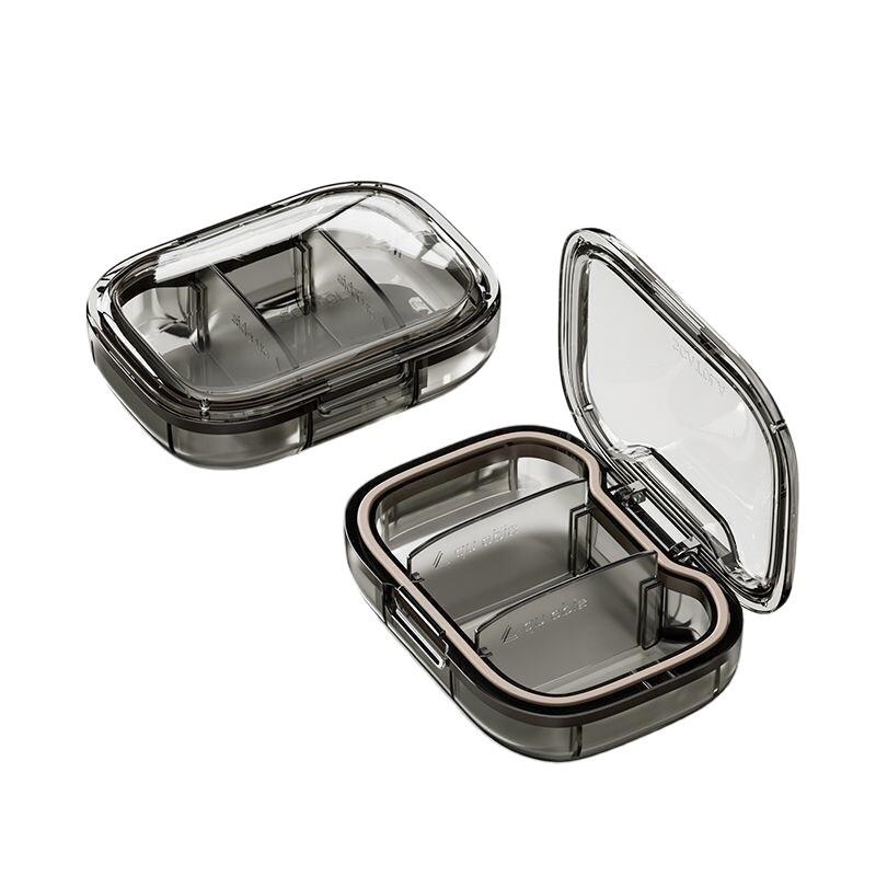 Compact Daily Pill Organizer with Sealed Compartments