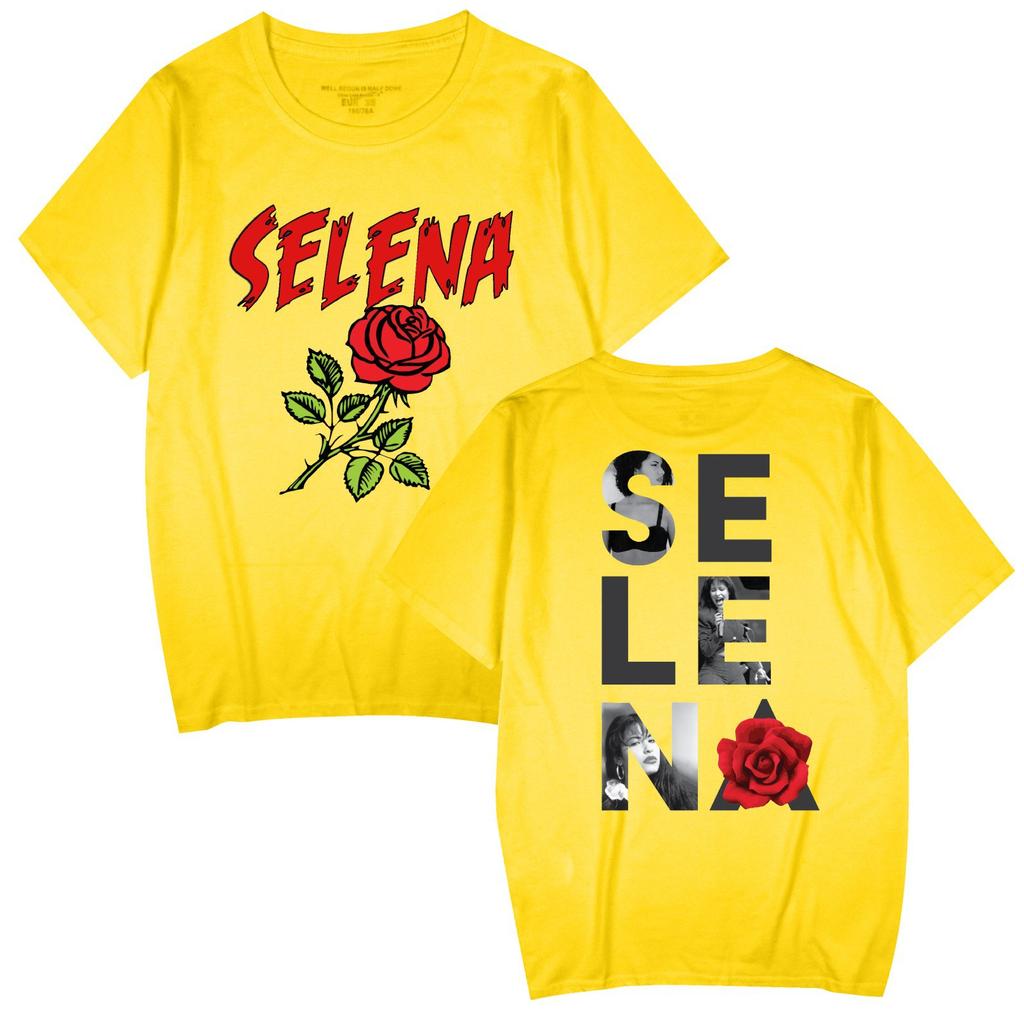 Singer Selena Quintanilla TShirt Women Short Sleeve Cotton Tshirts Casual Summer ONeck Cool Tees Shirt