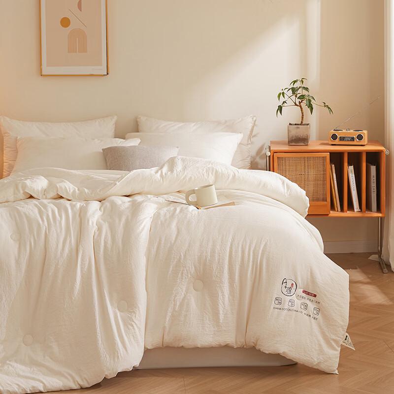 Brangdy All-Season Soy Protein Fiber Washed Cotton Quilt
