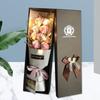 Soap Rose Flower Bouquet Gift Box With String Light Valentine's Day Gift Girlfriend Party Decoration Rose Flower Present