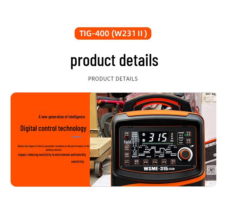 Jasic E203II TIG Welder AC/DC Pulse WSME-200/315