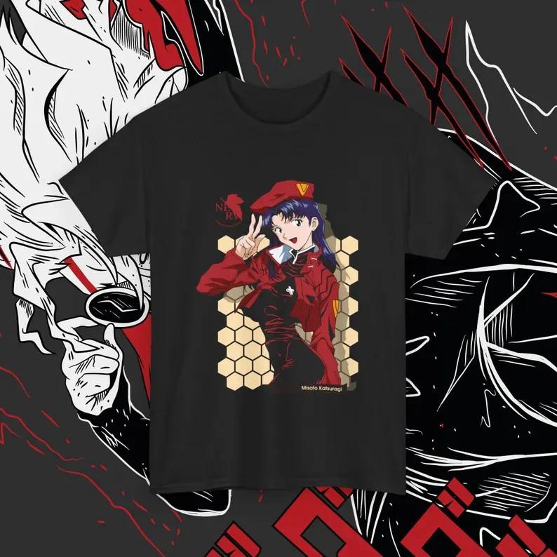 Misato Katsuragi Girl Anime Waifu Cosplay Unisex TShirt Gift Unisex 3 S