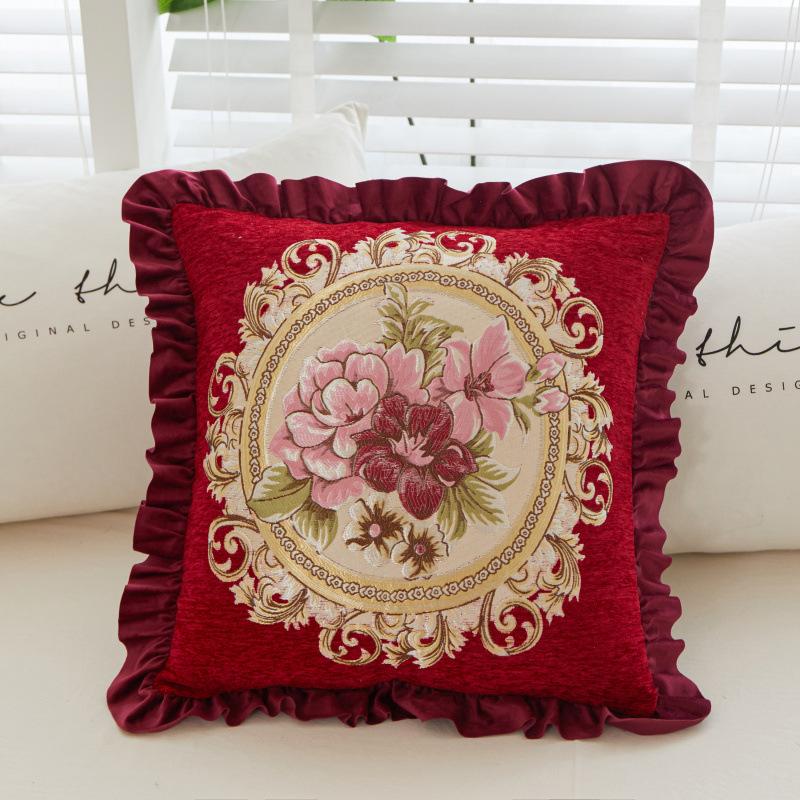 Business Gifts, Ruffles, Core-containing Large Pillows, Sofa Back Cushions