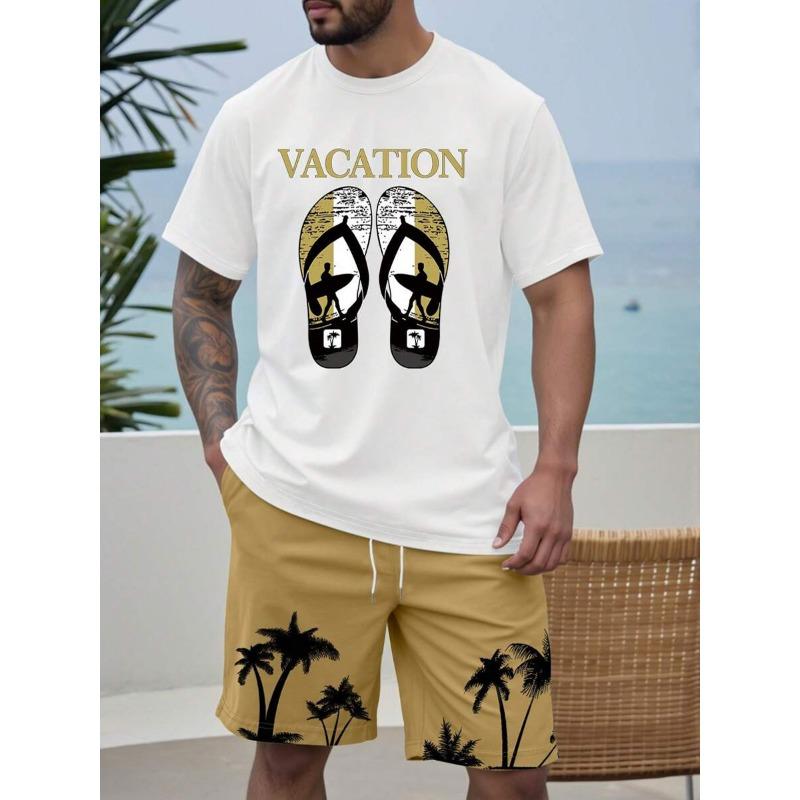 

Летняя креативная футболка с 3D-принтом в стиле граффити и шорты на кулиске, повседневный комплект из двух предметов, мягкий и быстросохнущий 5XL