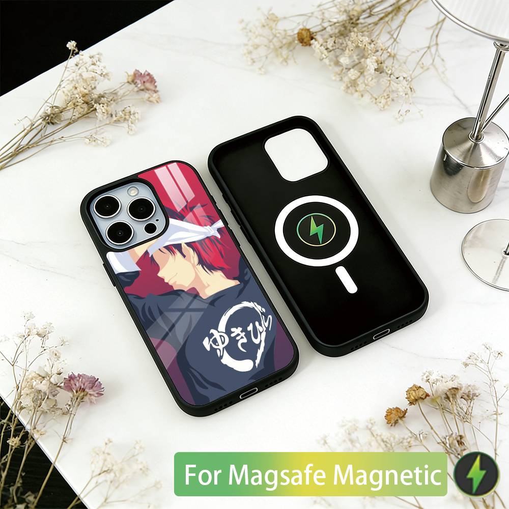 Food Wars_ Soma Yukihira Handyhülle Für iPhone17,16,15,14,13,12,11 Plus,Pro Magnetisch Für Magsafe Kabelloses Laden