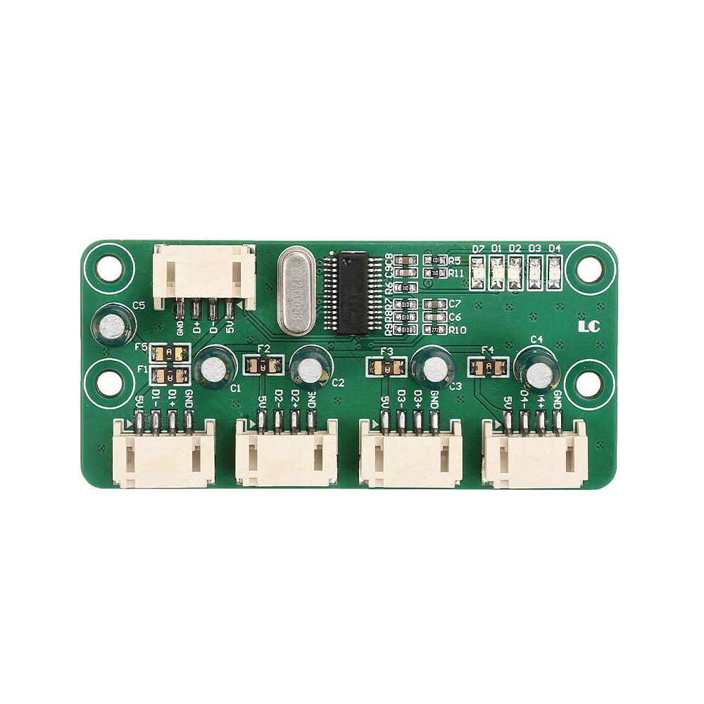 Dc5V 1 To 4 Hub Module Ph2.0 Interface Hub Module Driverless Usb Splitter 2.0mm Horizontal Patch Terminal Fe1.1S Chip