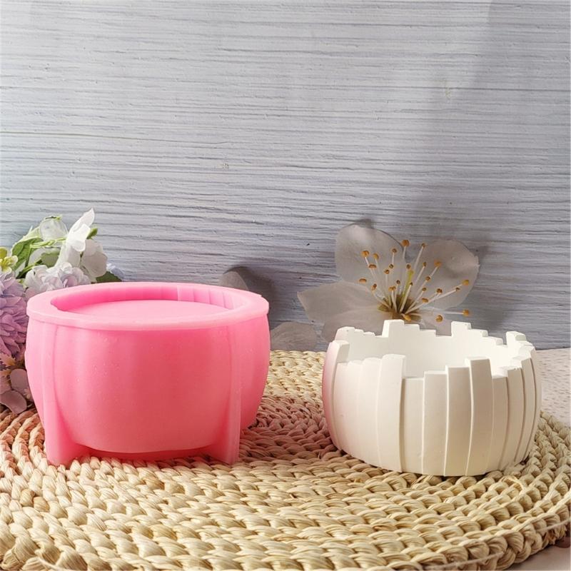 Flexible Sturdy Silicone Mold Accessory for Unique Irregular Plaster Storage Bowl Art Craft Supplies Home Decoration