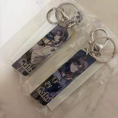2pc Ado Acrylic Block Keychain Japan National Team Soccer Jersey adidas FIFA