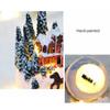 Christmas Decorations Resin House Luminous Ornaments Christmas Micro Landscape Christmas Small House Christmas Gift
