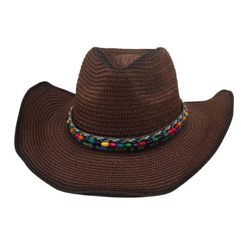 Cross-Border Korean Version Of Men'S And Women'S Top Hats, Jazz Hats, Sunshade Beach Breathable Sunscreen Hats, Cross-Border Warped Edge Panama