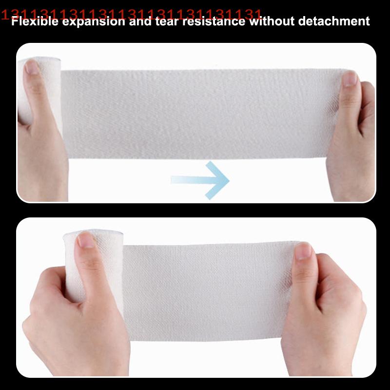 1Roll Elastic Compression Bandage Wrap With Hooks,Athletic Sport Support Tape For Ankle,Wrist,Arm,Leg Wound First Aid Measure