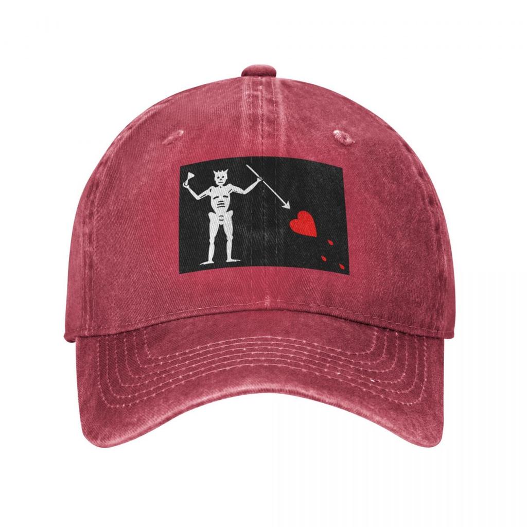 12x18 12"x18" Jolly Roger Pirate Red Hat Sleeve Flag