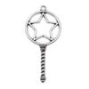 Geometric Openwork Resin Charms MOON HEART Pendants Multi Color Alloy Jewelry Component